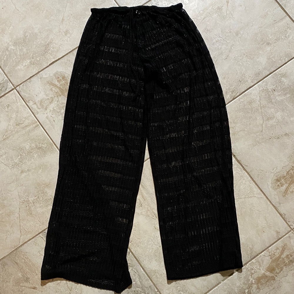 Jordan Taylor Swim Cover Up Pants with Drawstring - M